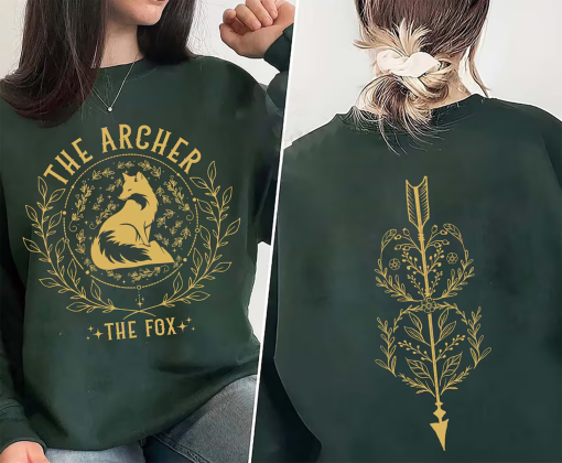 Vintage The Archer And The Fox Shirt. Ballad Of The Archer And The Fox Shirt. Bookish shirt. Fantasy Reader Shirt. Once Upon A Broken Heart