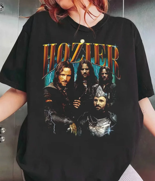 Hozier Shirt, Lord Of The Rings Hozier Aragon Shirt, Hozier Funny Shirt, Sirius Black Shirt, Concert Shirts, Unreal Unearth 2024