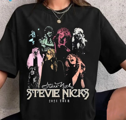 Stevie Nicks Shirt, Stevie Nicks 2024 Live In Concert Shirt, Stevie Nicks 2024 Tour Shirt, Vintage Stevie Nicks Fan Gifts, Music Tour Shirt