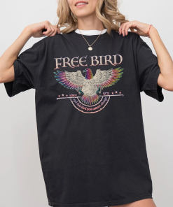 Free Bird Tee, Comfort Colors Band TShirt,…