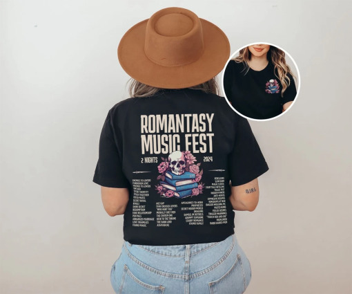 Romantasy Music Fest Shirt, Romantasy Shirt, Book Tropes Shirt, Smut Gift, Dark Romance Reader, Booklover Tee, Bookish Shirt, Fantasy Reader