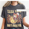 Take That Depression Duck Funny Shirt, TAKE THAT DEPRESSION Shirt, Hazbin Hotel, Lucifer, Hazbin Hotel Shirt, Depression Duck