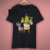 Shrek Cartoon Smoking Funny T Shirt