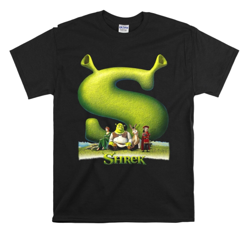 Shrek Happens T Shirt Licensed Cartoon Comedy Movie Retro Tee New Navy Blue