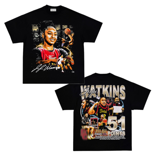 JuJu Watkins USC Basketball Trojans March Madness Streetwear T-Shirt (Double Sided)