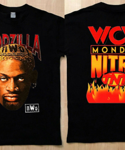 90’s Rodzilla Dennis Rodman N.W.O Unisex T-Shirt,…