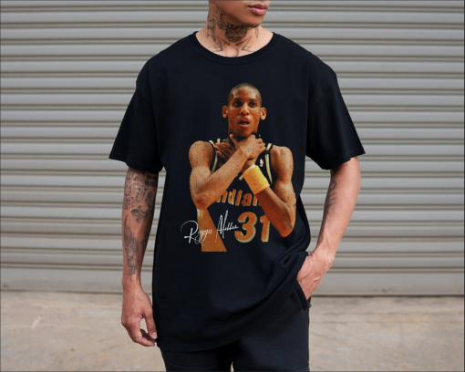 Reggie Miller Vintage 90s T-Shirt, Gift for Woman and Man Unisex T-Shirt, Graphic Streetwear T-Shirt