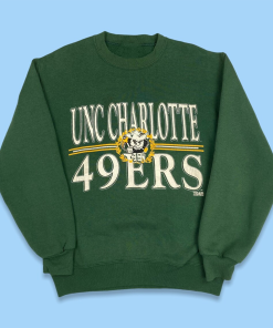 Vintage UNC Charlotte 49ers Sweatshirt, Charlotte 49ers…