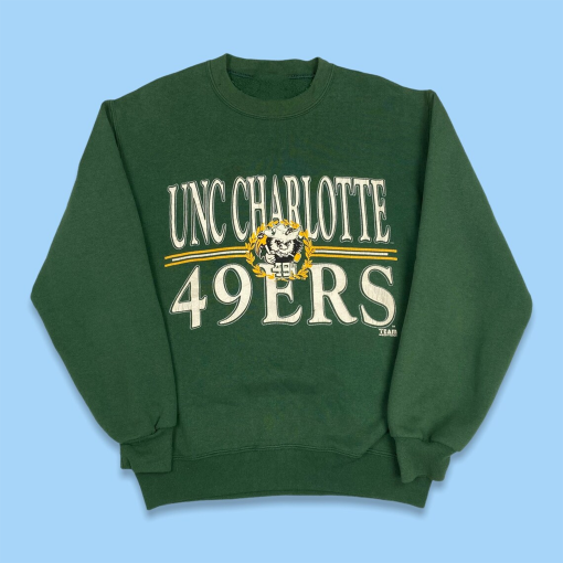 Vintage UNC Charlotte 49ers Sweatshirt, Charlotte 49ers Shirt, UNC Charlotte Shirt, NCAA Basketball, Vintage Shirt, Unisex Shirt Sweater