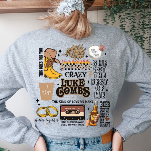 Luke Combs World Tour 2024 Shirt, Bullhead Shirt, Country Music Shirt, Luke Combs Shirt, Cowboy Combs, Luke Combs Fan Gift, Cowgirl Shirt