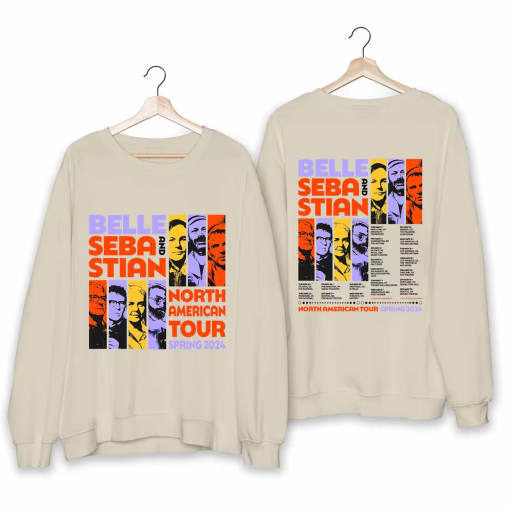 Belle and Sebastian 2024 Tour Shirt, Belle and Sebastian Band Fan Shirt, Belle and Sebastian 2024 North American Tour Shirt