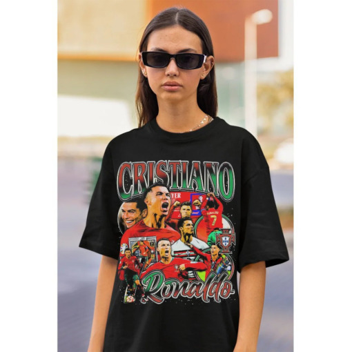 Vintage 90s Graphic Style Cristiano Ronaldo T-Shirt, Cristiano Ronaldo Tee, Cristiano Ronaldo T-Shirt, Soccer T-Shirt , Sport T-Shirt BIgFan