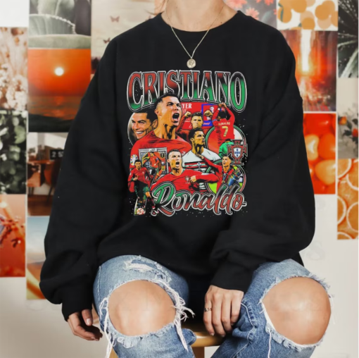 Vintage 90s Graphic Style Cristiano Ronaldo T-Shirt, Cristiano Ronaldo Tee, Cristiano Ronaldo T-Shirt, Soccer T-Shirt , Sport T-Shirt BIgFan