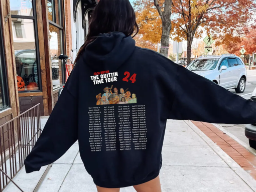 Zach Bryan Quittin Time Tour Hoodie, Quittin Time Tour 2024, Concert Sweatshirt, Zach Bryan Merch