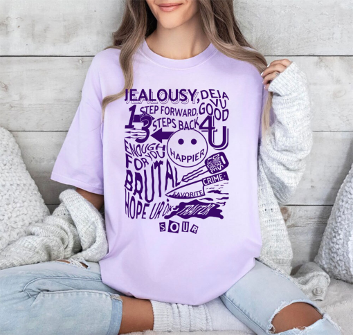 Cute Olivia Rodrigo Sour Album Shirt,Olivia Rodrigo Sweatshirt