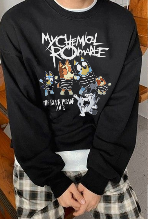 Bluey The Black Parade World Tour – My Chemical Romance Shirt