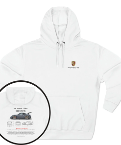 Porsche 911 GT3 RS Hoodie silver