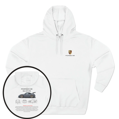 Porsche 911 GT3 RS Hoodie silver