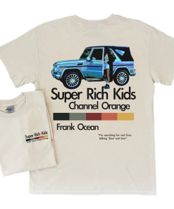 Frank Ocean SUPER RICH Short Sleeve Shirt…