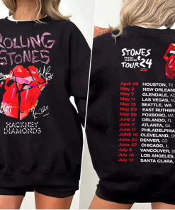 Vintage Rolling Stones Tour 2024 Shirt, Rolling…