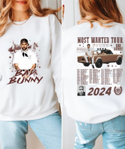 Bad Bunny Most Wanted Tour Sweatshirt, Bad…