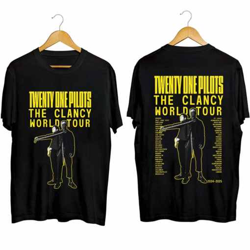 Twenty One Pilots – The Clancy World Tour 2024 Shirt, Twenty One Pilots Band Fan Shirt, Twenty One Pilots 2024 Shirt, The Clancy Tour Shirt