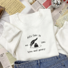 I love you, its running my life embroidered sweatshirt | Taylor Swift | ttpd | tortured poets society