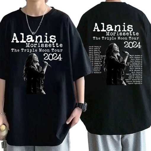 Alanis Morissette The Triple Moon Tour 2024 Shirt, Alanis Morissette 2024 Concert, The Triple Moon Tour Merch, Alanis Morissette Fan Gift