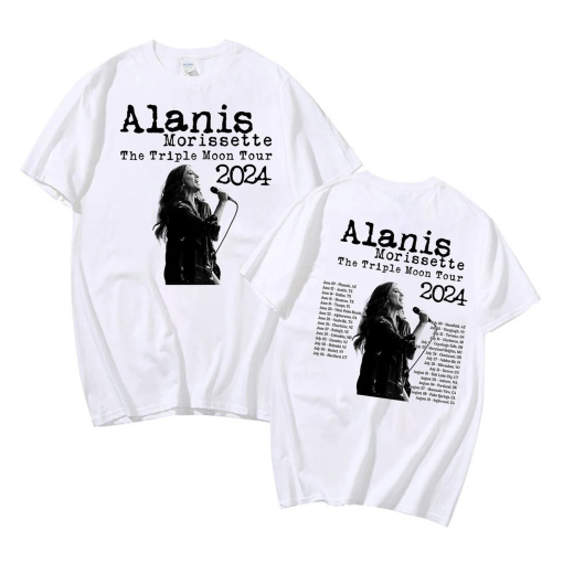 Alanis Morissette The Triple Moon Tour 2024 Shirt, Alanis Morissette 2024 Concert, The Triple Moon Tour Merch, Alanis Morissette Fan Gift