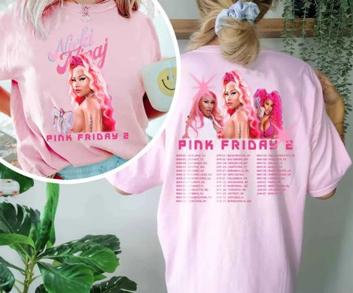 Nicki Minaj Tour 2024 T-Shirt, Gag City Shirt, Nicki Minaj Pink Friday 2 Concert Shirt, Nicki Minaj Fan Gift, Nicki Minaj Merch, Rap Music