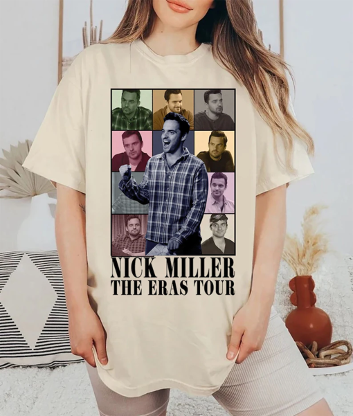 Vintage Nick Miller Eras Tour Shirt, Nick Miller Eras Tour Tshirt, Nick Miller Sweatshirt, Nick Miller Hoodie, Nick Miller Shirt