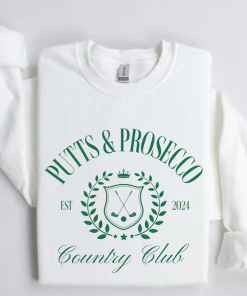 Putts and Prosecco Country Club Crewneck Sweatshirt…