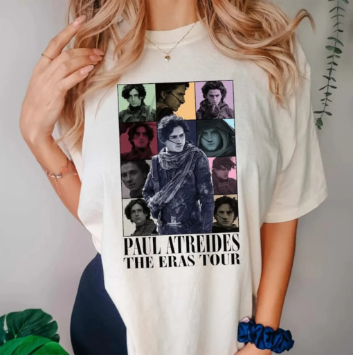 Dune 2 Paul Atreides Eras Tour Shirt, Dune 2 Movie Shirt, Paul Atreides Character Movie 90s Shirt, Gift For Women and Man