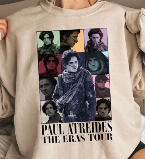 Dune 2 Paul Atreides Eras Tour Shirt, Dune 2 Movie Shirt, Paul Atreides Character Movie 90s Shirt, Gift For Women and Man