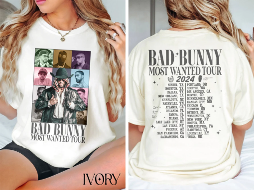 Bad Bunny Most Wanted ERA Tour 2024 Shirt, Bad Bunny Nadie Sabe Shirt, Bad Bunny Merch, Bad Bunny Fan Outfit, Bad Bunny Shirt, Benito.