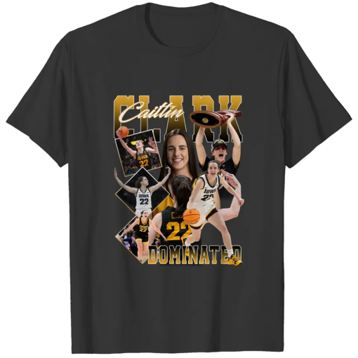 Caitlliinn Cllaarkk T-shirt Basketball Player MVP Slam Dunk Merchandise Bootleg Vintage Graphic Tee Unisex Sweatshirt Hoodie Gift