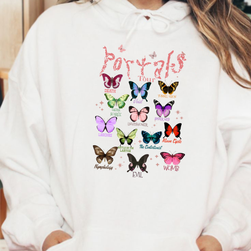 Retro Portals Tour Shirt 2024, Melanie Martinez Portals Sweatshirt, Melanie Merch, Butterflies Full Albums Shirt