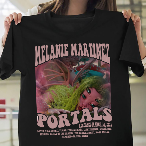 Vintage Melanie Martinez Tour Shirt, Portals Tour 2024 Shirt, Portals Album Shirt, Melanie Singer Shirt, Gift For Fan, Music Tour 2024 Shirt