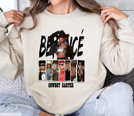 Beyonce Cowboy Carter Shirt, Beyonce Shirt, Beyonce Album Shirt, Beyonce Graphic Unisex Sweatshirt, Beyonce Merch