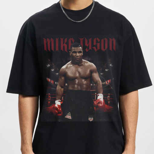 Vintage Wash Mike Tyson T-shirt, Vintage Acid Wash Iron Mike Oversize T-shirt, Vintage Champion Mike Tyson Graphic Tee