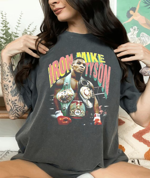 Mike Tyson Dinero Vintage T-Shirt, Style Iron Mike Tyson Graphic T-shirt, Tyson T-Shirt, Mike Tyson unisex tee