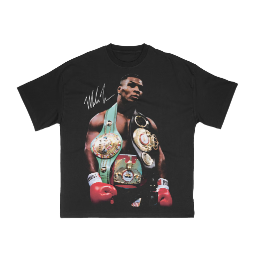 Mike Tyson T-Shirt | Boxing Graphic Tee | Y2K Shirt | Vintage Streetwear | Autographed T-Shirt