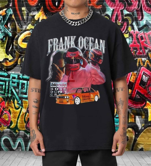 Frank Ocean Blond Album T-Shirt, Frank Blond 90s Style Graphic, Fan Frank Ocean