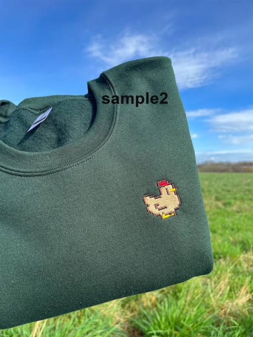 Pixel Chicken Sweatshirt | Stardew Valley Gift