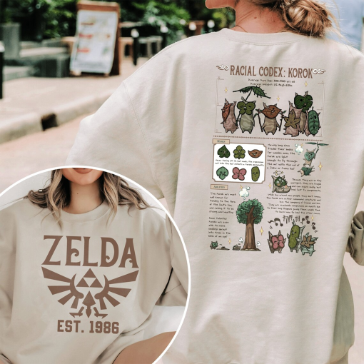 Zelda Korok Shirt, The Legend Of Zelda Shirt, Hyrule Shirt, Tears Of The Kingdom, Hylia Shirt, Zelda Shirt Gift, Nintendo Gamer Shirt