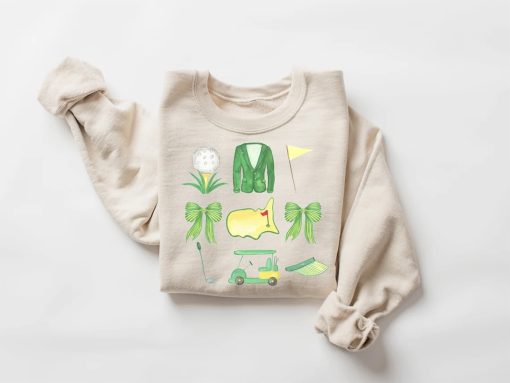 Masters Golf Tournament Graphic Tee, Golfer Clothing, Golf Tournament Sweater, Golf Sweatshirt, Golfing Apparel, Gift for Golfer