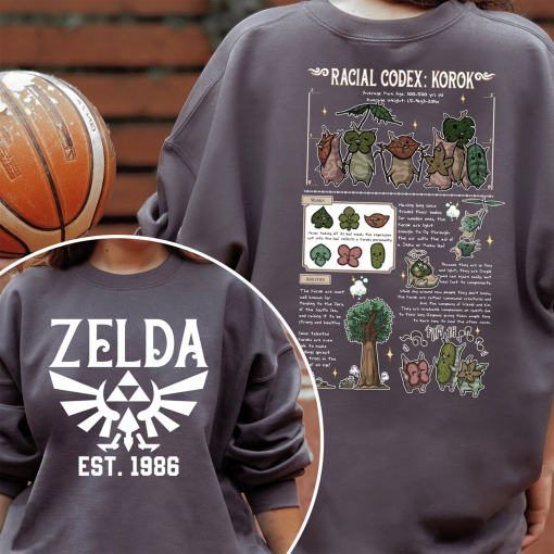 Zelda Korok Shirt, The Legend Of Zelda Shirt, Hyrule Shirt, Tears Of The Kingdom, Hylia Shirt, Zelda Shirt Gift, Nintendo Gamer Shirt