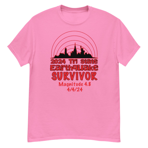 I Survived the New York City Earthquake NYC Survivor – Quake Tri State 2024 – Funny Unisex T-shirt – His and Hers Gift, New Jersey NJ NY