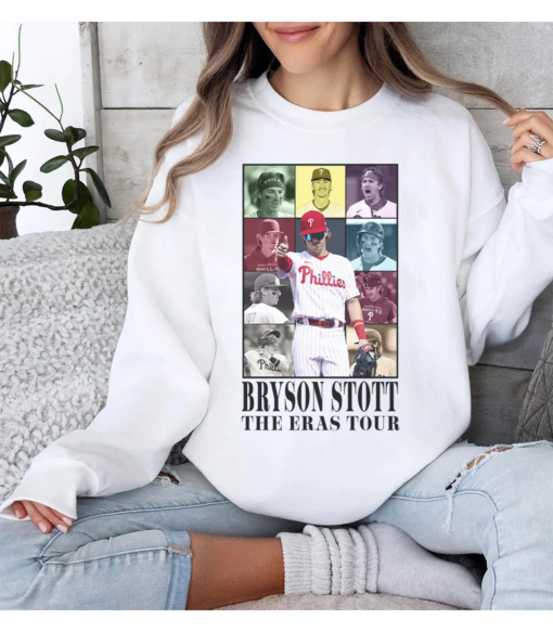 Bryson Stott eras Tour Shirt, Baseball Shirt, Graphic Unisex Bootleg Shirt