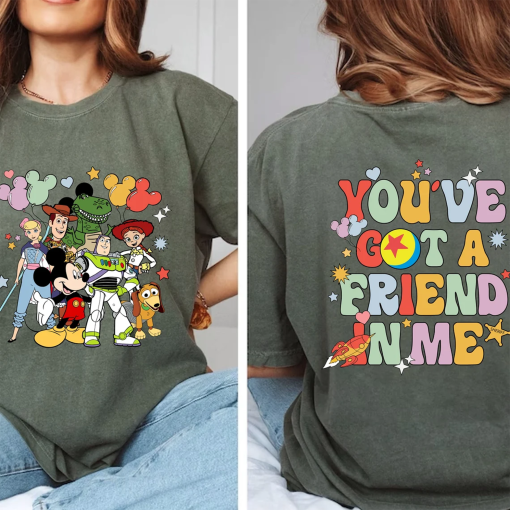 Comfort Colors® Toy Story Shirt, Disney World Toy Story T Shirt, You Ve Got A Friend In Me Shirt, Toy Story Movie Characters Shirt